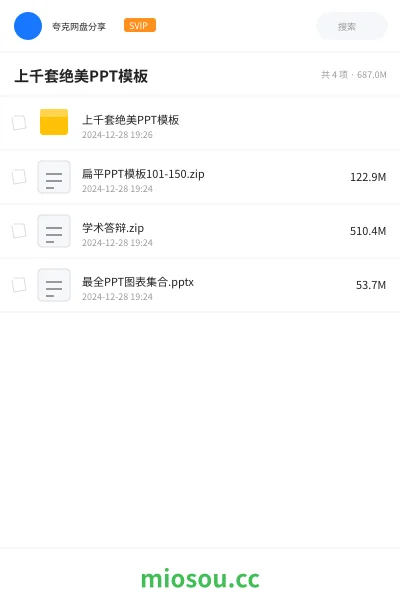 《上千套绝美PPT模板》教程网盘｜学习资源网盘