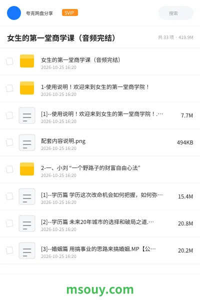《女生的第一堂商学课(音频完结)》教程学习资源封面