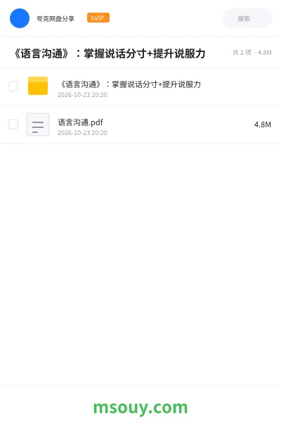 《《语言沟通》:掌握说话分寸+提升说服力》书刊学习资源封面