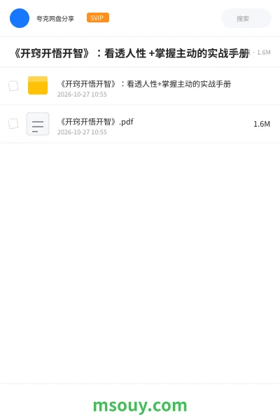 《《开窍开悟开智》:看透人性 +掌握主动的实战手册》书刊学习资源封面
