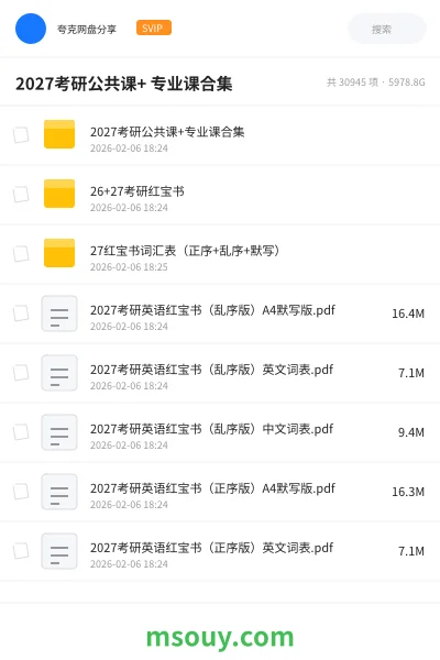 《2027考研公共课+ 专业课合集》考研学习资源封面