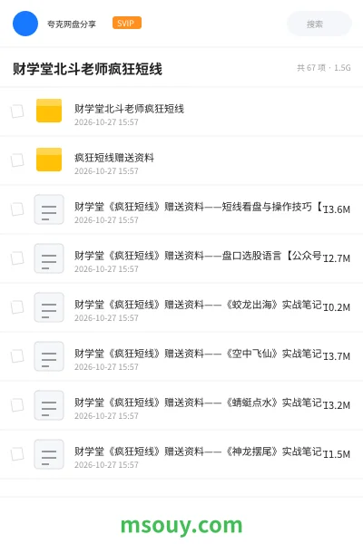 《财学堂北斗老师疯狂短线》AIGC学习资源封面