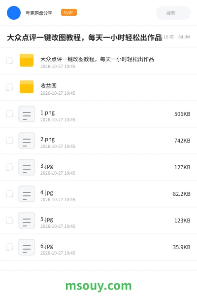 《大众点评一键改图教程,每天一小时轻松出作品》AIGC学习资源封面