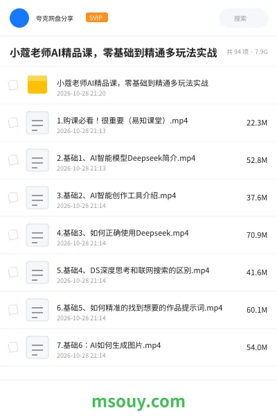 《小蔻老师AI精品课,零基础到精通多玩法实战》AIGC学习资源封面