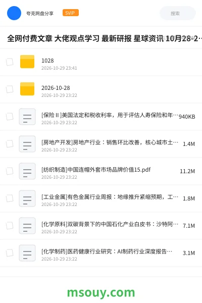 《全网付费文章 大佬观点学习 最新研报 星球资讯 10月28-29日更新》教程学习资源封面