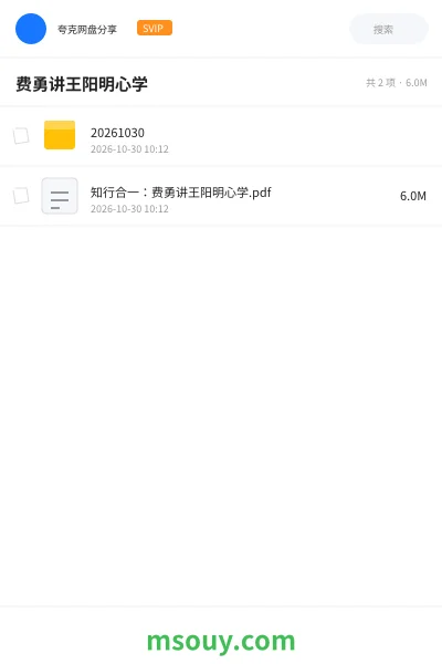 《费勇讲王阳明心学》书刊学习资源封面