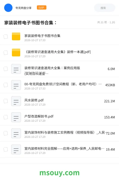 《家装装修电子书图书合集:》书刊学习资源封面