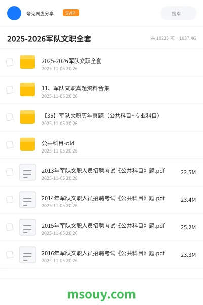 《2025-2026军队文职全套》公考学习资源封面