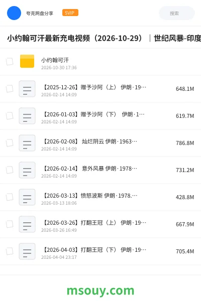 《小约翰可汗最新充电视频(2026-10-29)|世纪风暴-印度篇 韦维尔的疯人院 英属印度·1914【附往期合集】》其他学习资源封面