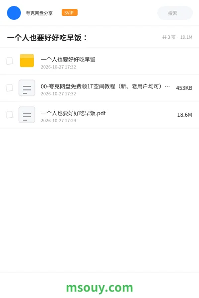 《一个人也要好好吃早饭:》书刊学习资源封面
