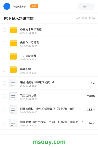 《各种 秘术功法古籍》书刊学习资源封面