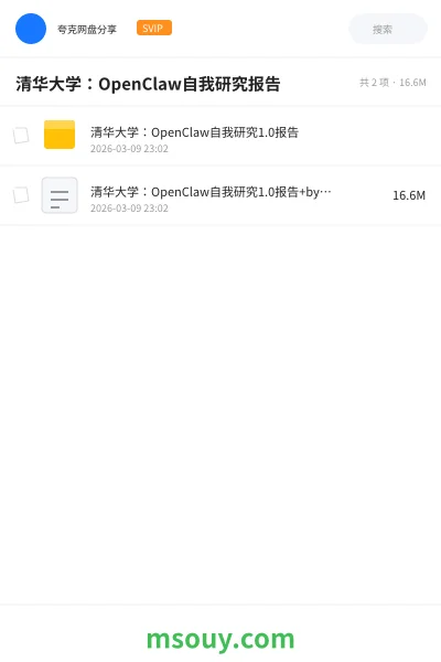 《清华大学:OpenClaw自我研究报告》AIGC学习资源封面