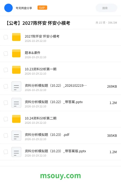 《2027陈怀安 怀安小模考》公考学习资源封面