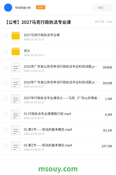 《2027马克行政执法专业课》公考学习资源封面