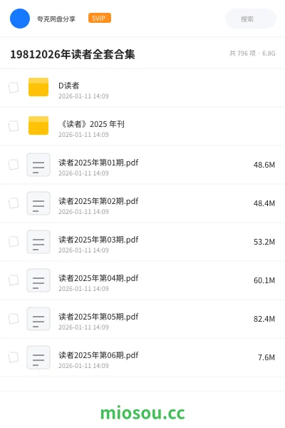 《D读者》杂志学习资源封面