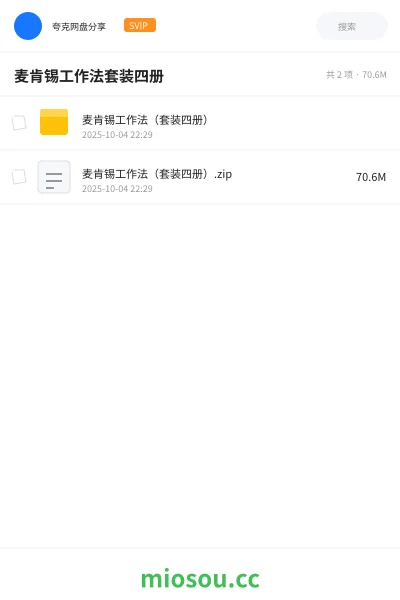 《麦肯锡工作法(套装四册)》书刊网盘|学习资源网盘