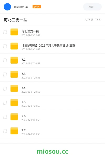 《河北三支一扶》公考网盘|学习资源网盘