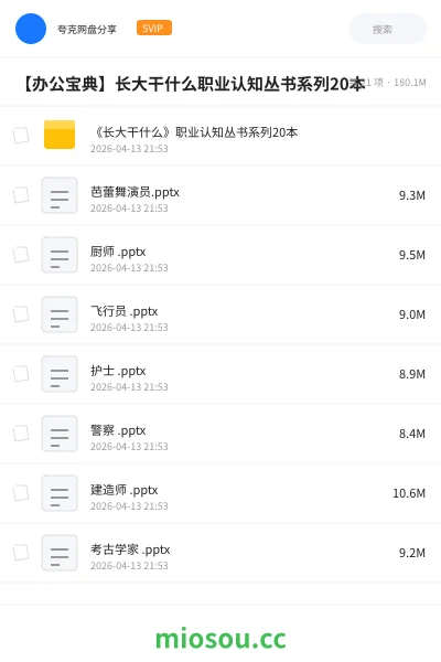 《《长大干什么》职业认知丛书系列20本》书籍网盘｜学习资源网盘