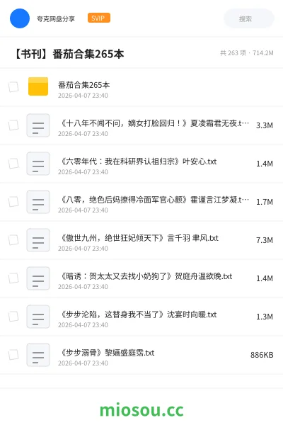 《番茄合集265本》书刊网盘|学习资源网盘