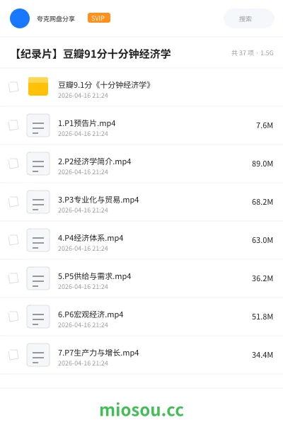 《豆瓣9.1分《十分钟经济学》》教程网盘｜学习资源网盘