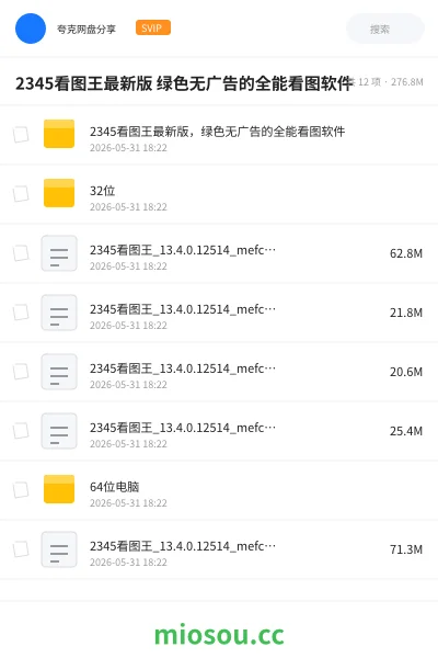 《2345看图王最新版 绿色无广告的全能看图软件》软件学习资源封面