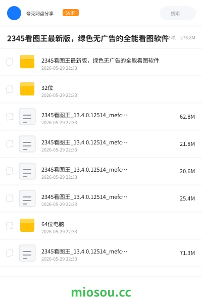 《2345看图王最新版,绿色无广告的全能看图软件》软件网盘|学习资源网盘