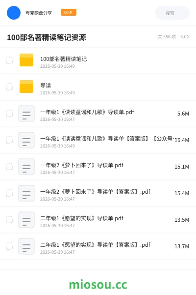《100部名著精读笔记资源》书籍网盘|学习资源网盘