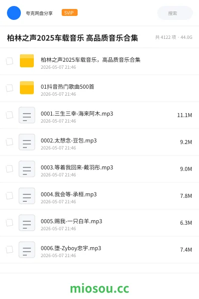 《柏林之声2025车载音乐 高品质音乐合集》音乐学习资源封面