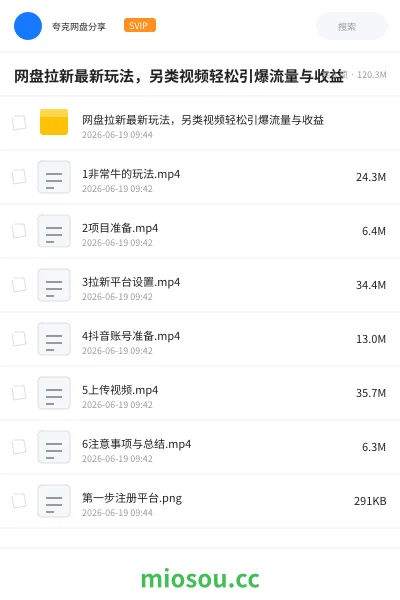 《网盘拉新最新玩法,另类视频轻松引爆流量与收益》AIGC网盘|学习资源网盘