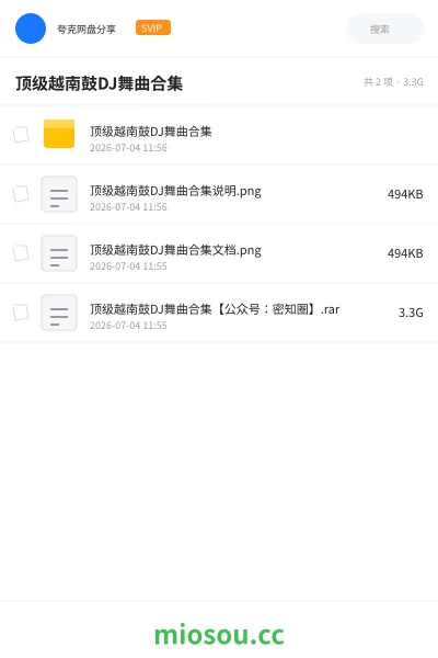 《顶级越南鼓DJ舞曲合集》音乐网盘｜学习资源网盘