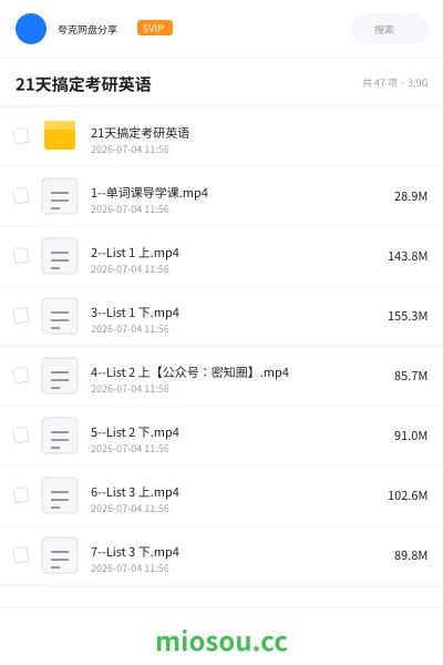 《21天搞定考研英语》考研网盘|学习资源网盘