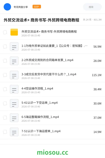 《外贸交流话术+ 商务书写-外贸跨境电商教程》教程网盘｜学习资源网盘
