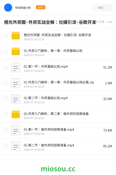 《橙光外贸圈·外贸实战全解:社媒引流·谷歌开发》教程网盘|学习资源网盘