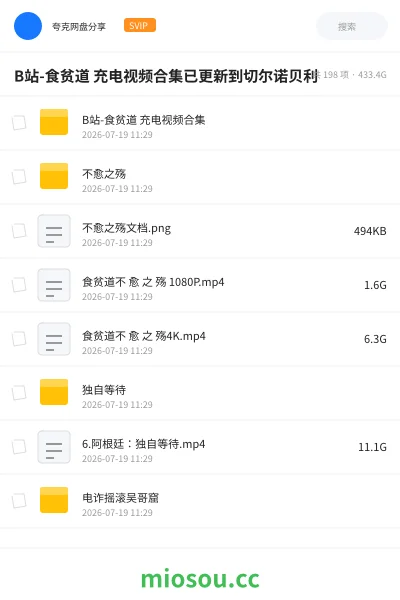 《B站-食贫道 充电视频合集已更新到切尔诺贝利》纪录片网盘|学习资源网盘